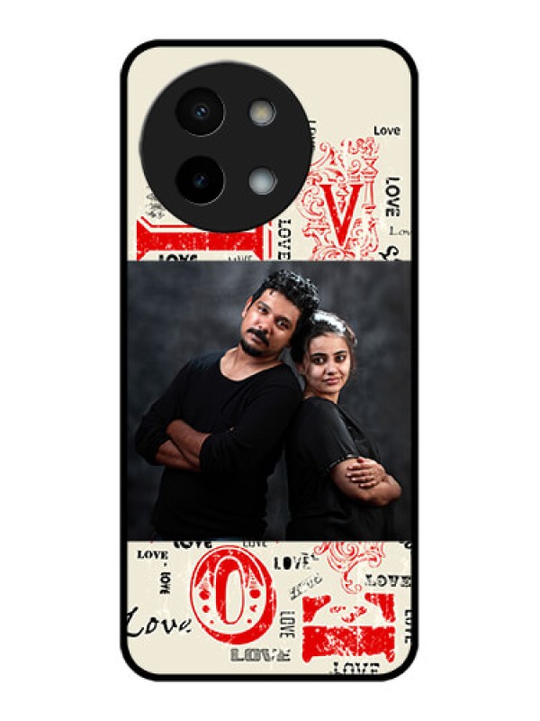Custom Vivo Y58 5G Custom Metal Phone Case - Trendy Love Design Case