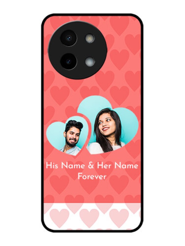 Custom Vivo Y58 5G Custom Metal Phone Case - Couple Pic Upload Design