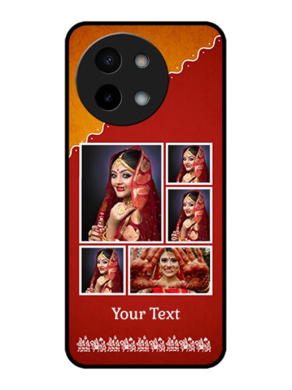 Custom Vivo Y58 5G Custom Metal Phone Case - Wedding Pic Upload Design