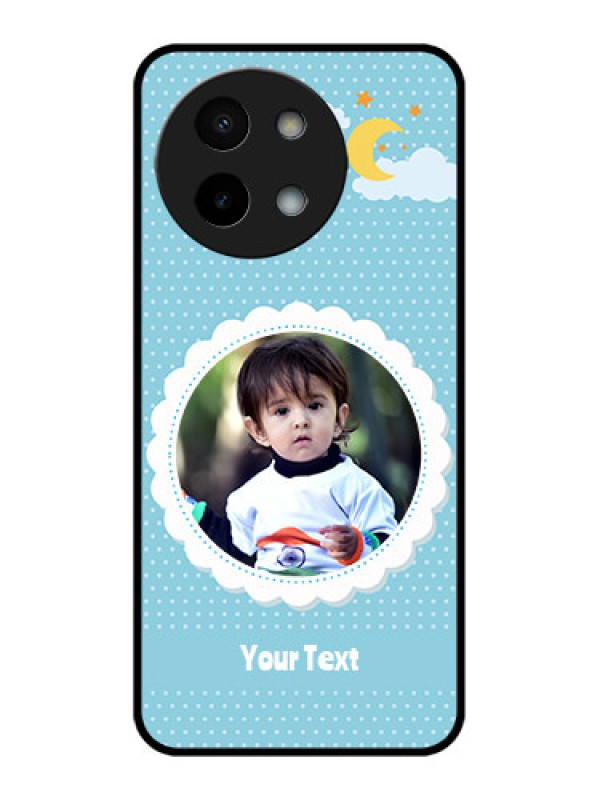 Custom Vivo Y58 5G Custom Metal Phone Case - Violet Pattern Design