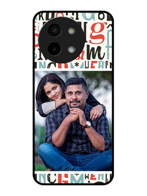 Custom Vivo Y58 5G Custom Metal Phone Case - Alphabet Design