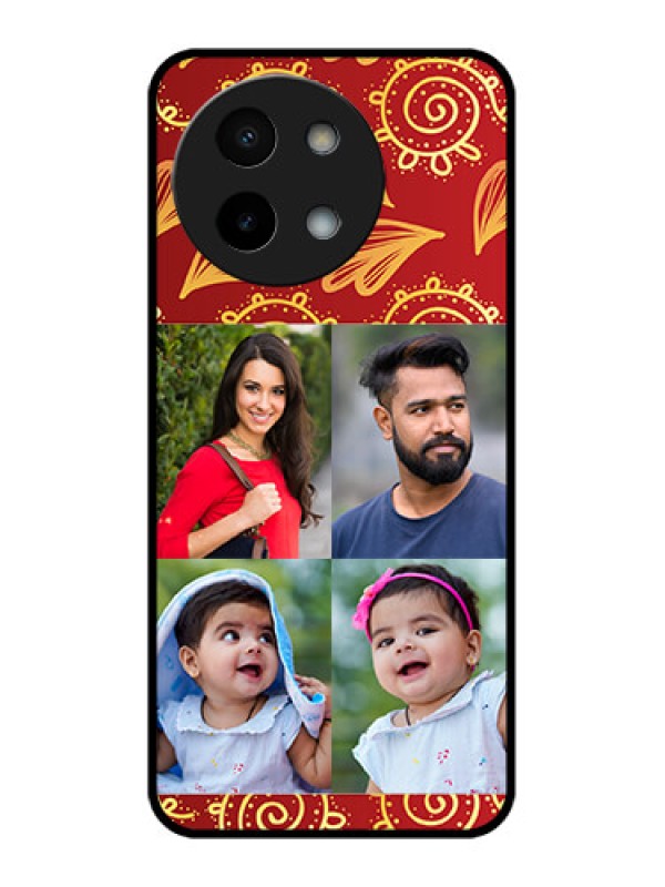 Custom Vivo Y58 5G Custom Metal Phone Case - 4 Image Traditional Design