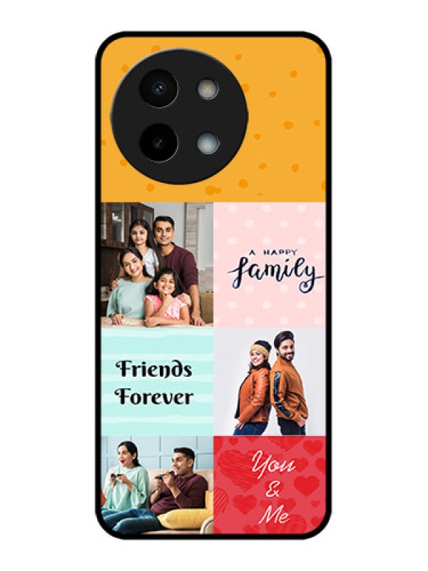 Custom Vivo Y58 5G Custom Metal Phone Case - Images With Quotes Design