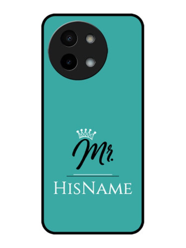 Custom Vivo Y58 5G Custom Metal Phone Case - Mr With Name Design