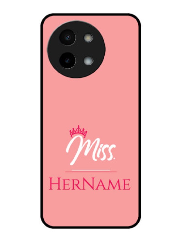 Custom Vivo Y58 5G Custom Metal Phone Case - Mrs With Name Design