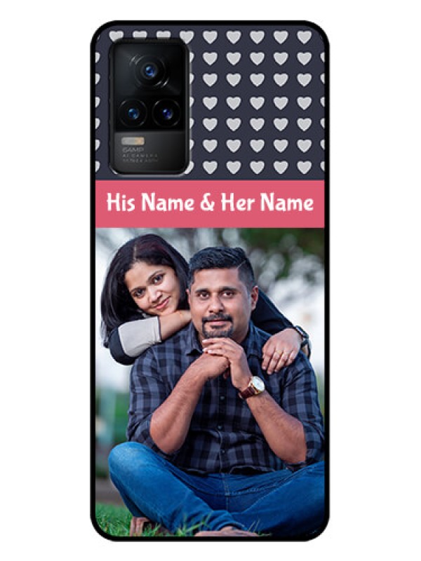 Custom Vivo Y73 Custom Metal Phone Case - Love Symbols Design