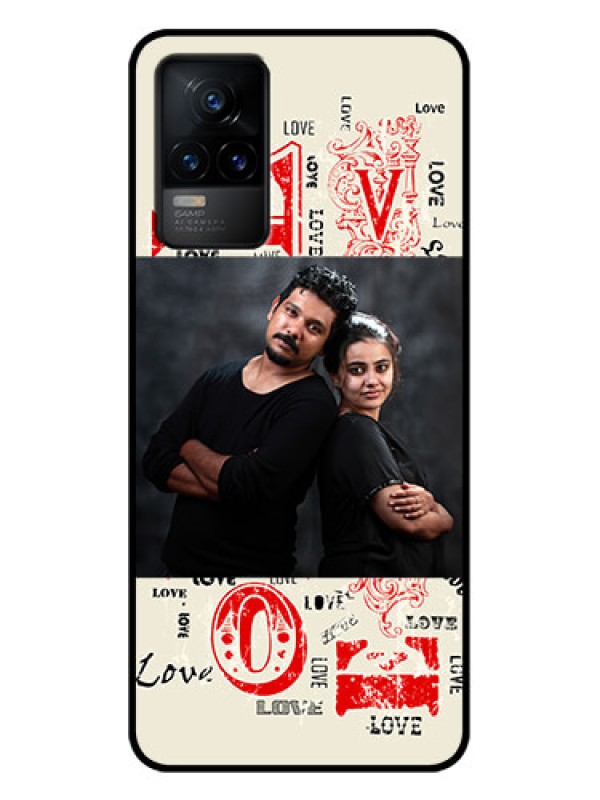 Custom Vivo Y73 Custom Metal Phone Case - Trendy Love Design Case