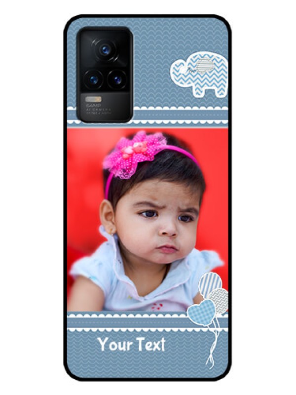 Custom Vivo Y73 Custom Metal Phone Case - With Kids Pattern Design