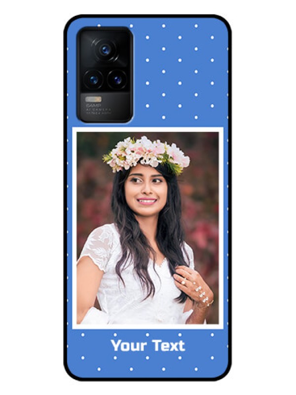 Custom Vivo Y73 Custom Metal Phone Case - Polka Dots Design