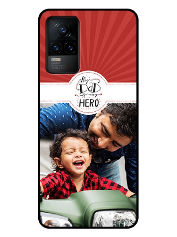 Custom Vivo Y73 Custom Metal Phone Case - My Dad Hero Design