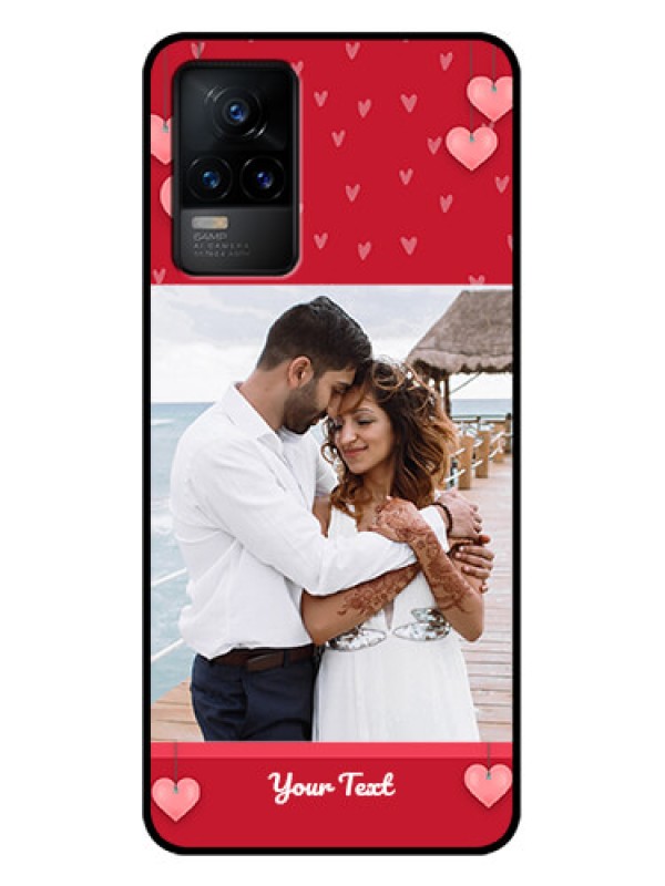 Custom Vivo Y73 Custom Metal Phone Case - Valentines Day Design