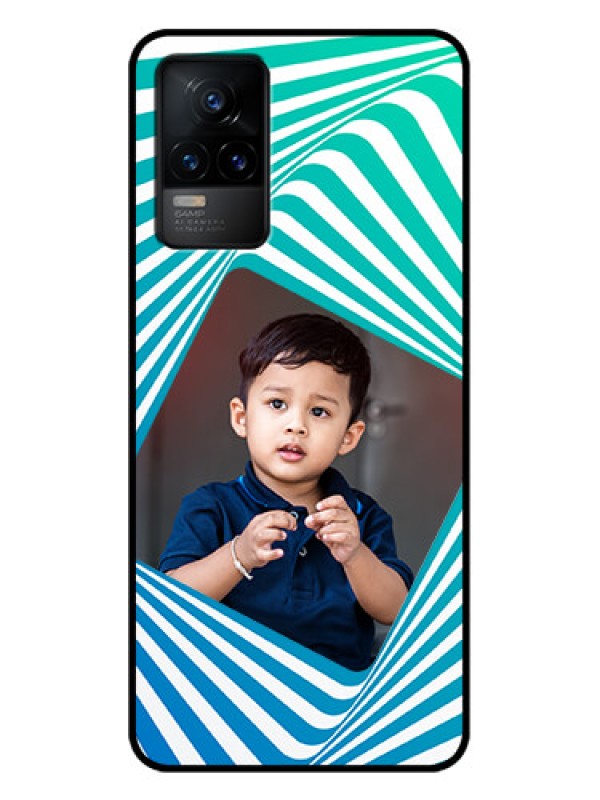 Custom Vivo Y73 Custom Metal Phone Case - Abstract Spiral Design