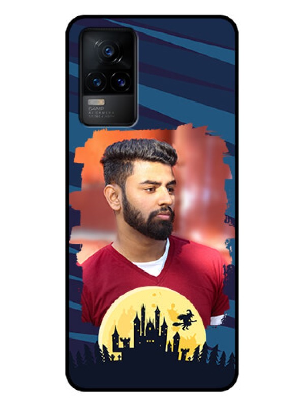 Custom Vivo Y73 Custom Metal Phone Case - Halloween Witch Design