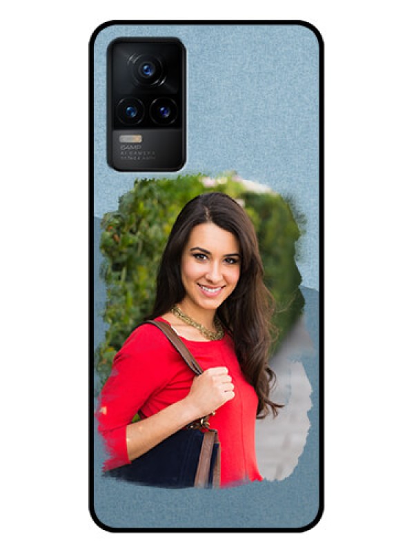 Custom Vivo Y73 Custom Metal Phone Case - Grunge Line Art Design