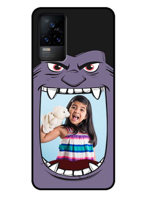 Custom Vivo Y73 Custom Metal Phone Case - Angry Monster Design