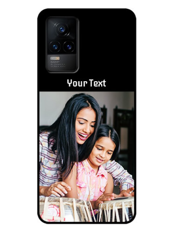 Custom Vivo Y73 Custom Metal Phone Case - Photo With Name Design