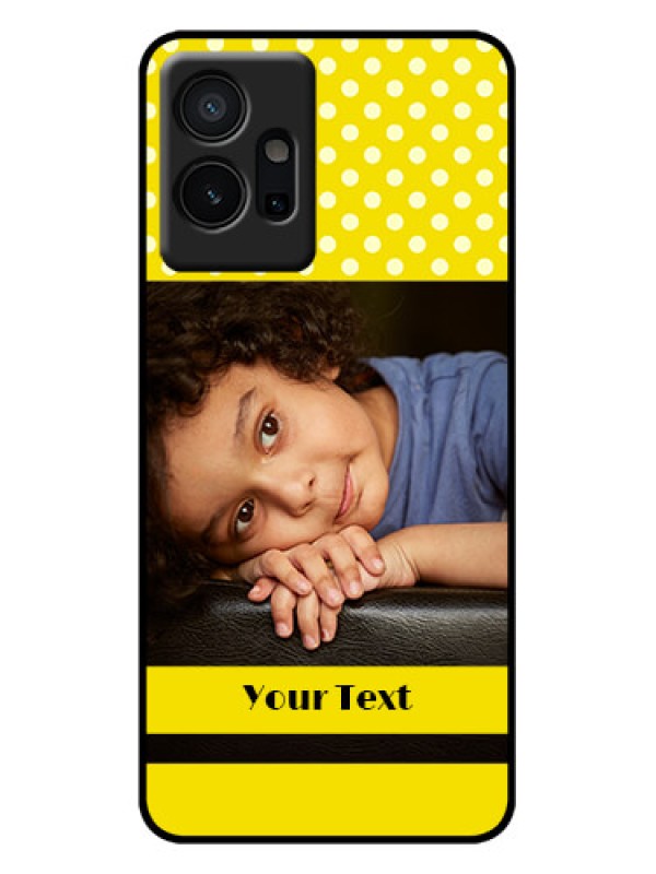 Custom Vivo Y75 5G Custom Metal Phone Case - Bright Yellow Case Design