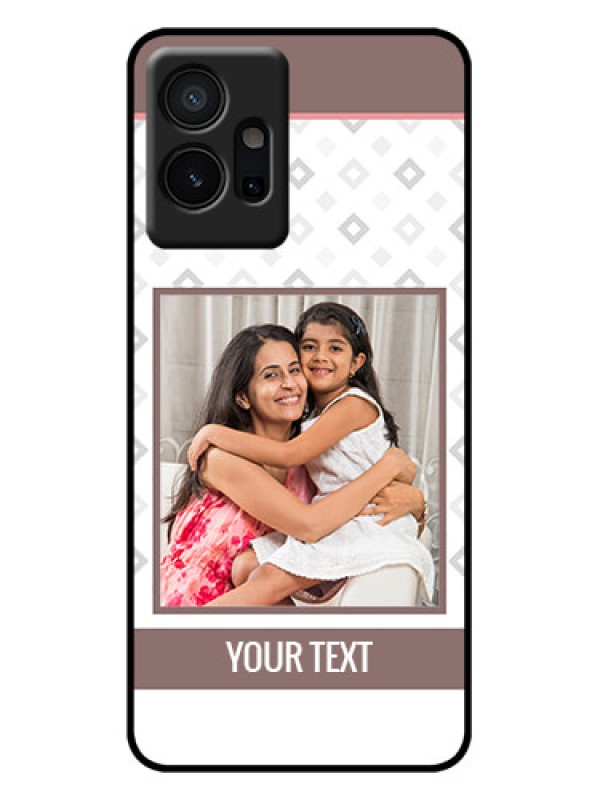 Custom Vivo Y75 5G Custom Metal Phone Case - Simple Diamond Design