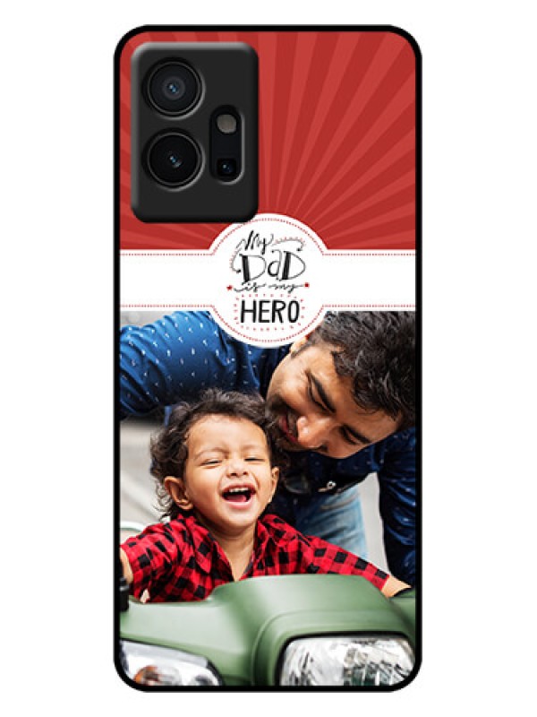 Custom Vivo Y75 5G Custom Metal Phone Case - My Dad Hero Design