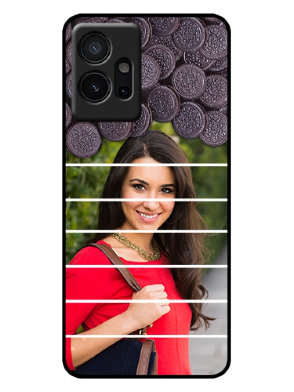 Custom Vivo Y75 5G Custom Metal Phone Case - With Oreo Biscuit Design
