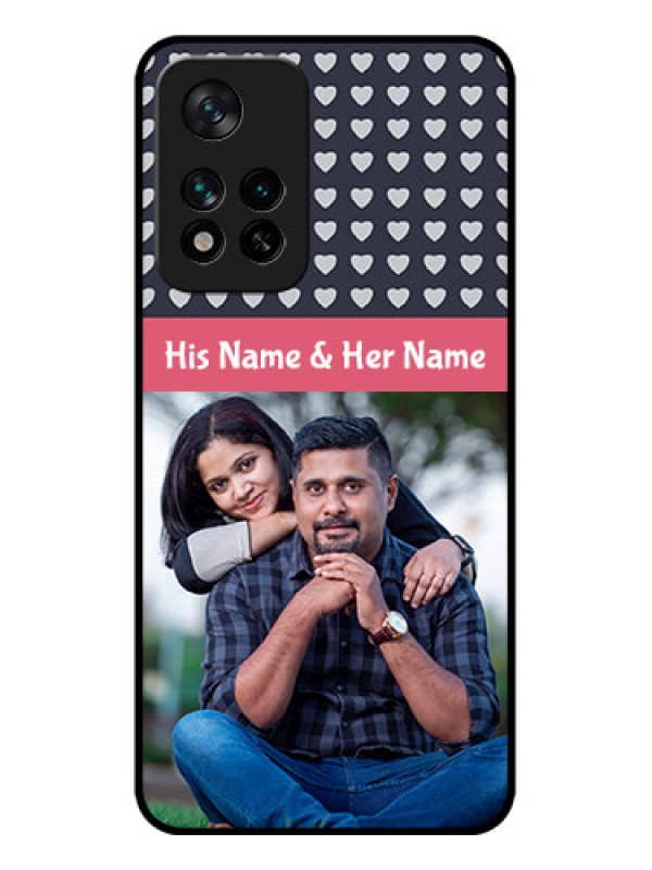 Custom Xiaomi 11i 5G Custom Metal Phone CaseLove Symbols Design