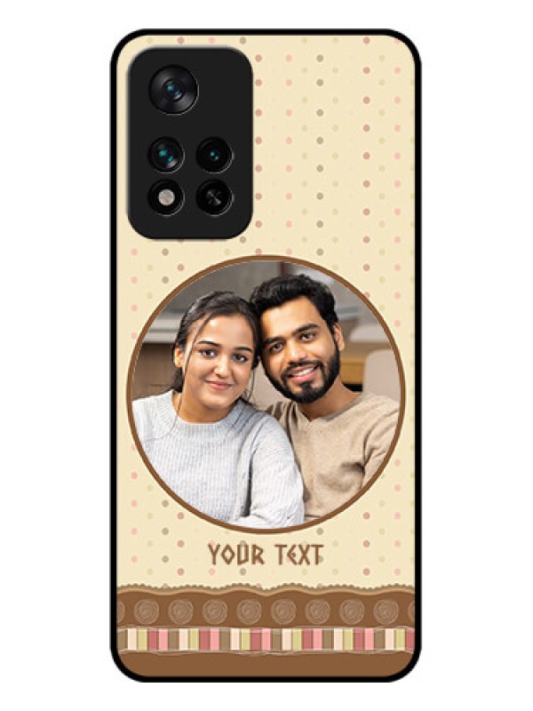 Custom Xiaomi 11i 5G Custom Metal Phone CaseBrown Dotted Mobile Case Design