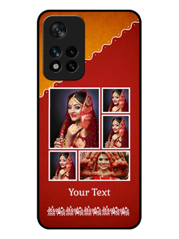 Custom Xiaomi 11i 5G Custom Metal Phone CaseWedding Pic Upload Design