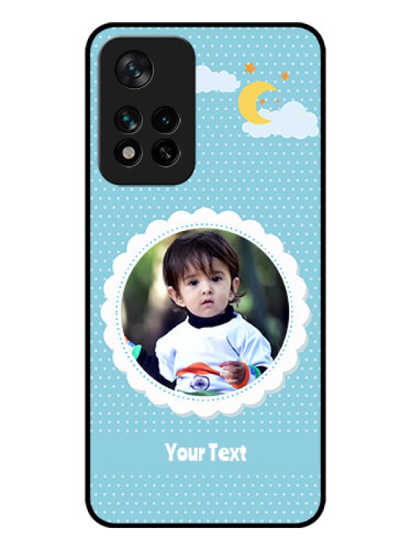 Custom Xiaomi 11i 5G Custom Metal Phone CaseViolet Pattern Design