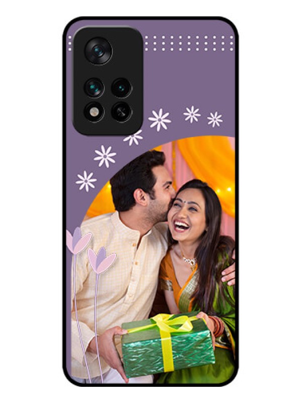 Custom Xiaomi 11i 5G Custom Metal Phone CaseLavender Flowers Design