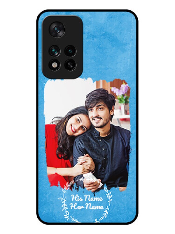 Custom Xiaomi 11i 5G Custom Metal Phone CaseBlue Color Vintage Design