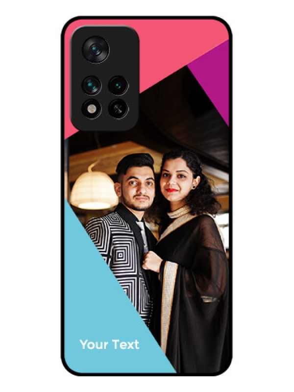 Custom Xiaomi 11i 5G Custom Metal Phone CaseStacked Triple Colour Design