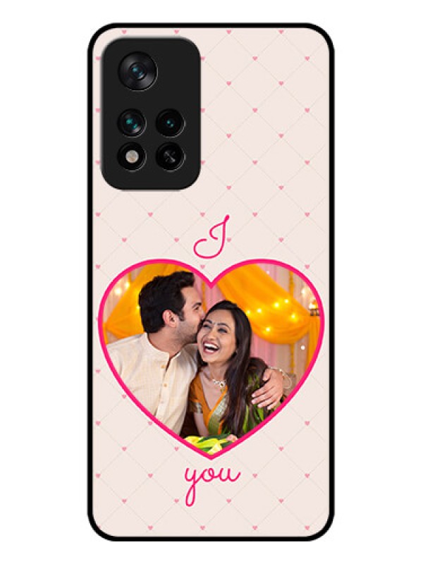 Custom Xiaomi 11i Hypercharge 5G Custom Metal Phone Case - Heart Shape Design