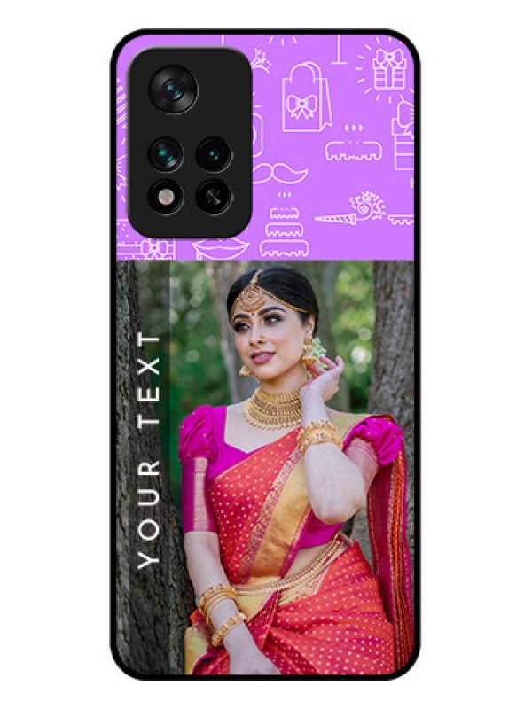 Custom Xiaomi 11i Hypercharge 5G Custom Metal Phone Case - Birthday Icons Design