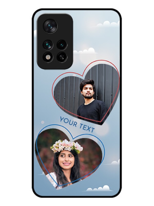 Custom Xiaomi 11i Hypercharge 5G Custom Metal Phone Case - Blue Color Couple Design