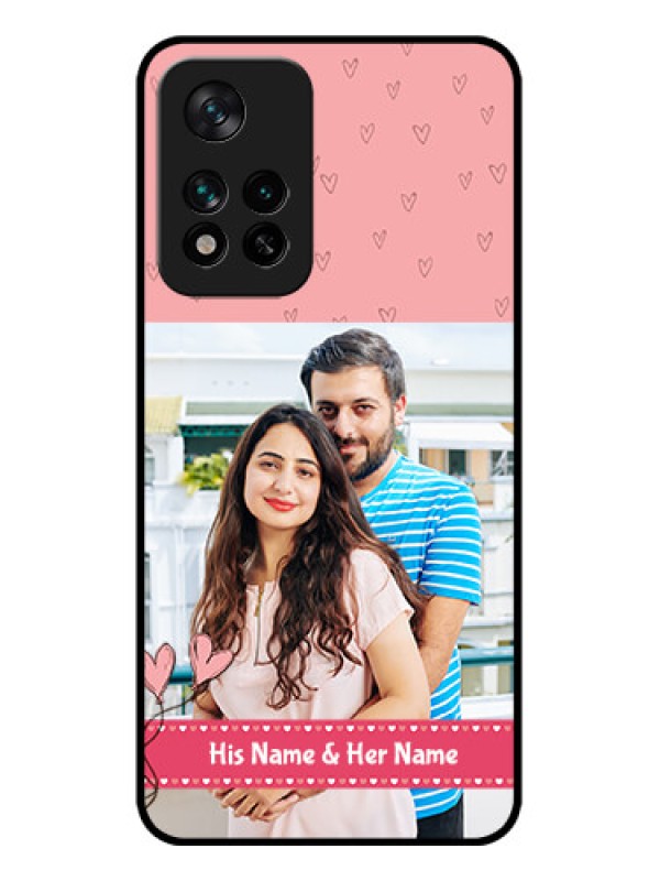 Custom Xiaomi 11i Hypercharge 5G Custom Metal Phone Case - Love Design Peach Color