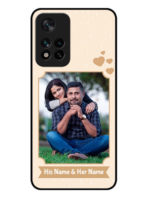 Custom Xiaomi 11i Hypercharge 5G Custom Metal Phone Case - With Confetti Love Design