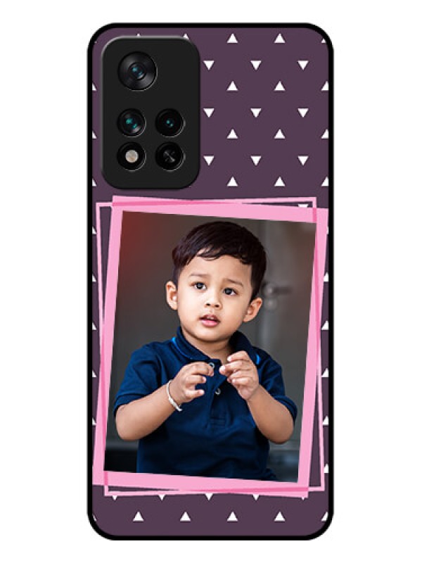 Custom Xiaomi 11i Hypercharge 5G Custom Metal Phone Case - Triangle Pattern Dotted Design