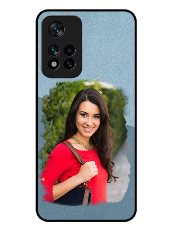 Custom Xiaomi 11i Hypercharge 5G Custom Metal Phone Case - Grunge Line Art Design