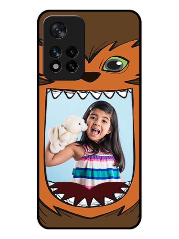 Custom Xiaomi 11i Hypercharge 5G Custom Metal Phone Case - Owl Monster Back Case Design