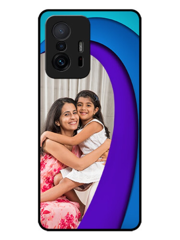Custom Xiaomi 11T Pro 5G Custom Metal Phone CaseSimple Pattern Design