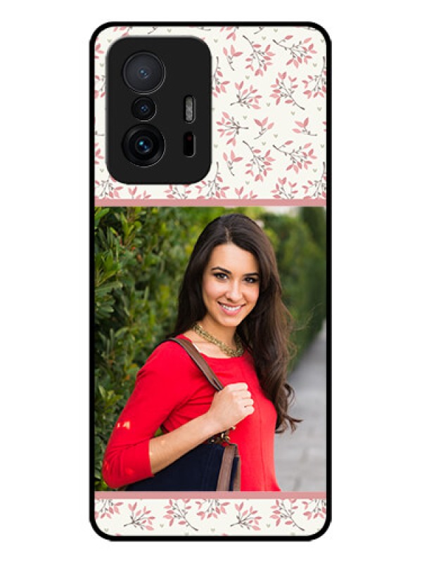 Custom Xiaomi 11T Pro 5G Custom Metal Phone CaseStunning Floral Design