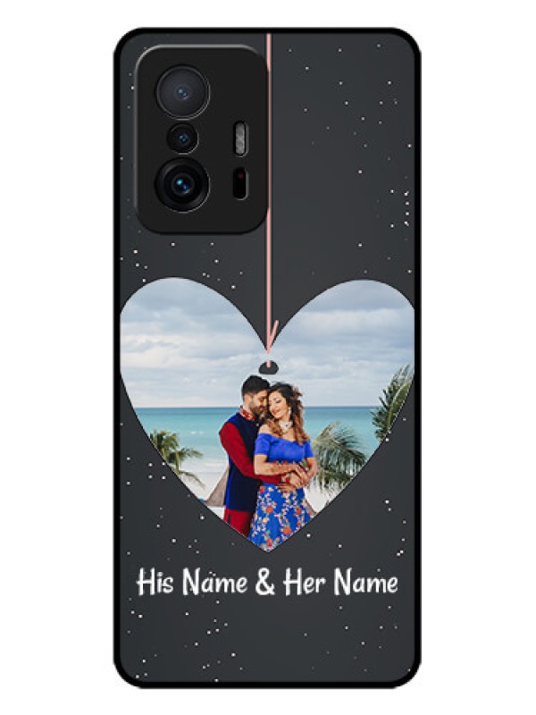 Custom Xiaomi 11T Pro 5G Custom Metal Phone CaseHanging Heart Design