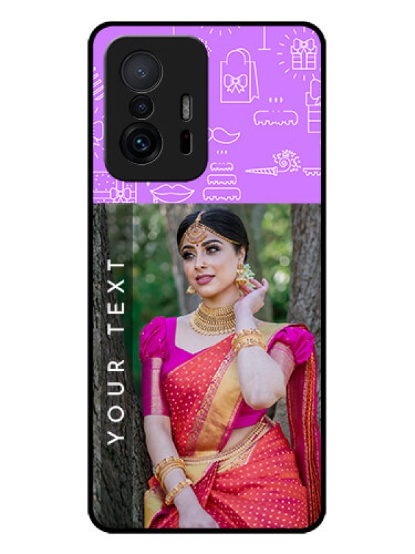 Custom Xiaomi 11T Pro 5G Custom Metal Phone CaseBirthday Icons Design