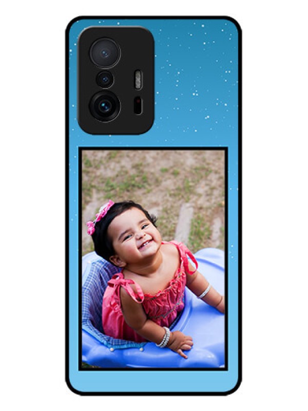 Custom Xiaomi 11T Pro 5G Custom Metal Phone CaseWave Pattern Colorful Design