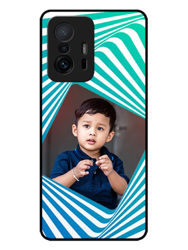 Custom Xiaomi 11T Pro 5G Custom Metal Phone CaseAbstract Spiral Design