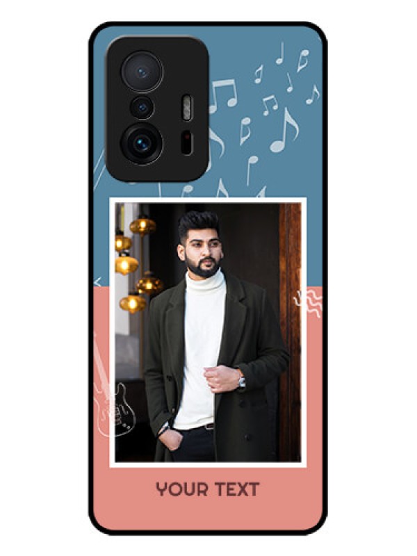 Custom Xiaomi 11T Pro 5G Custom Metal Phone CaseWith Color Musical Note Design