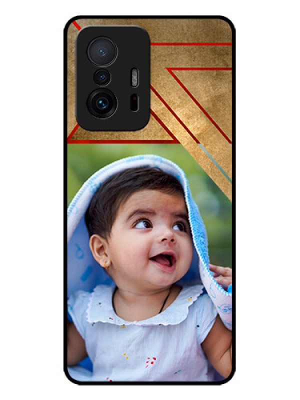 Custom Xiaomi 11T Pro 5G Custom Metal Phone CaseGradient Abstract Texture Design