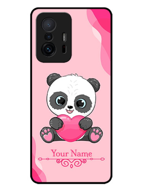 Custom Xiaomi 11T Pro 5G Custom Metal Phone CaseCute Panda Design