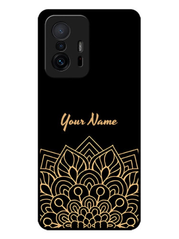 Custom Xiaomi 11T Pro 5G Custom Metal Phone CaseGolden Mandala Design