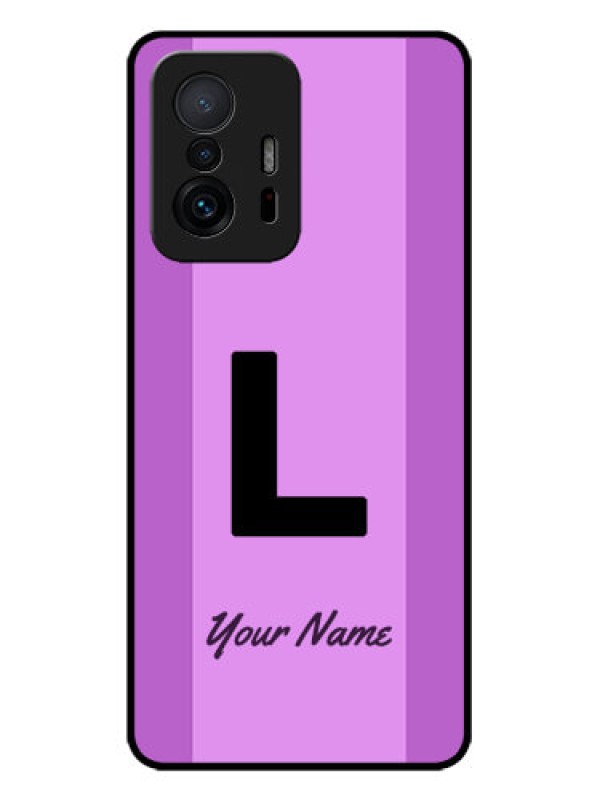 Custom Xiaomi 11T Pro 5G Custom Metal Phone CaseTricolor Custom Text Design